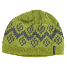 Kootenay Knitting Company Alvsborgs Beanie Hat - Merino Wool (For Men and Women) in Lime - Closeouts