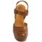154UJ_2 Kork-Ease Lanei Platform Shoes - Leather (For Women)