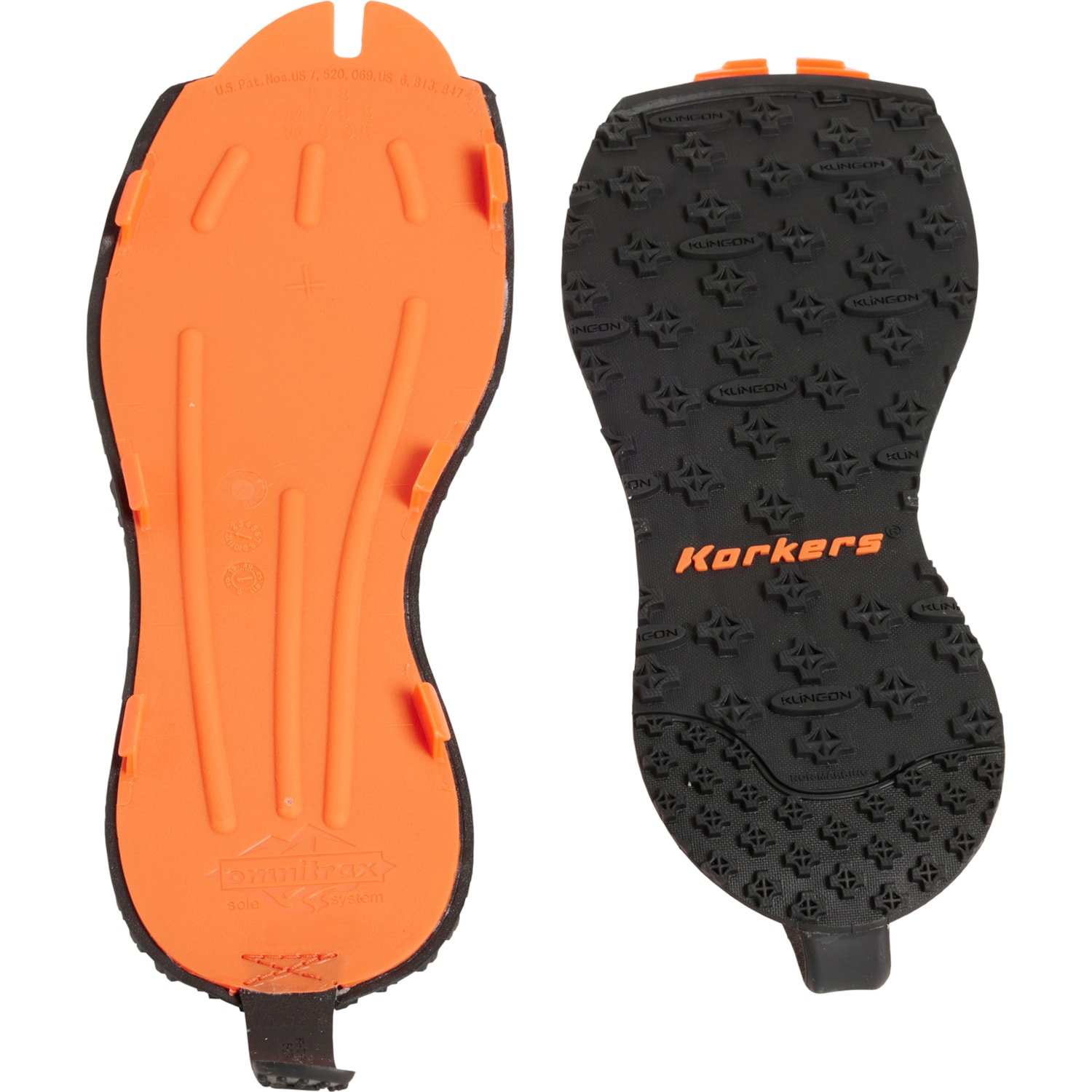 Bottes De Pêche Korkers Greenback Kling Taille 13 US - Semelles Seulement, Neuves Sans Emballage