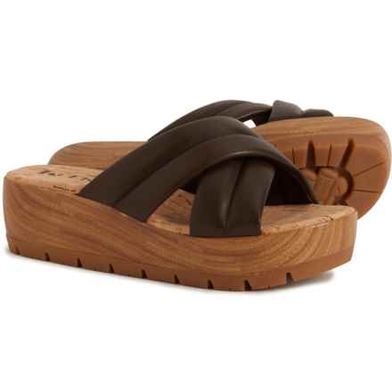 Korks Faithe Sandals (For Women) in Dark Brown