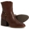 Korks Selena Harness Boots (For Women) in Brown