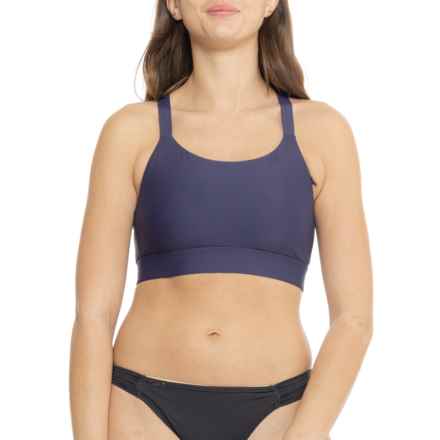 Krimson Klover Capri Bikini Top - UPF 50+ in Blue