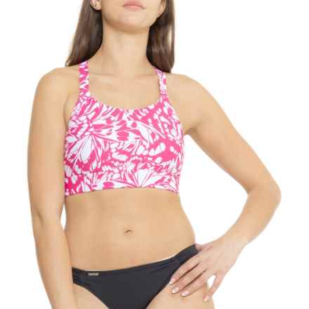 Krimson Klover Capri Bikini Top - UPF 50+ in Pink