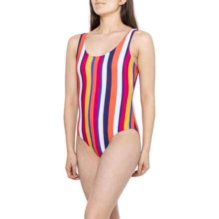 Krimson Klover Chelsea One-Piece Swimsuit - UPF 50+ in Spectrum Stripe