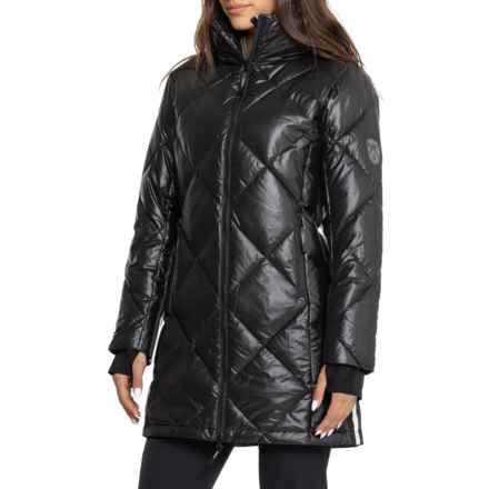 Krimson Klover Compass Long Down Jacket - Insulated in Black