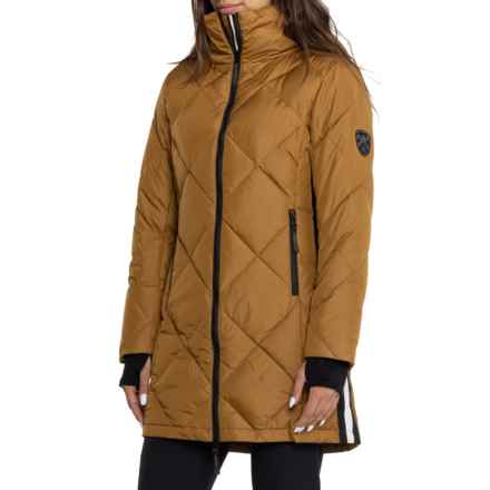 Krimson Klover Compass Long Down Jacket - Insulated in Hazel