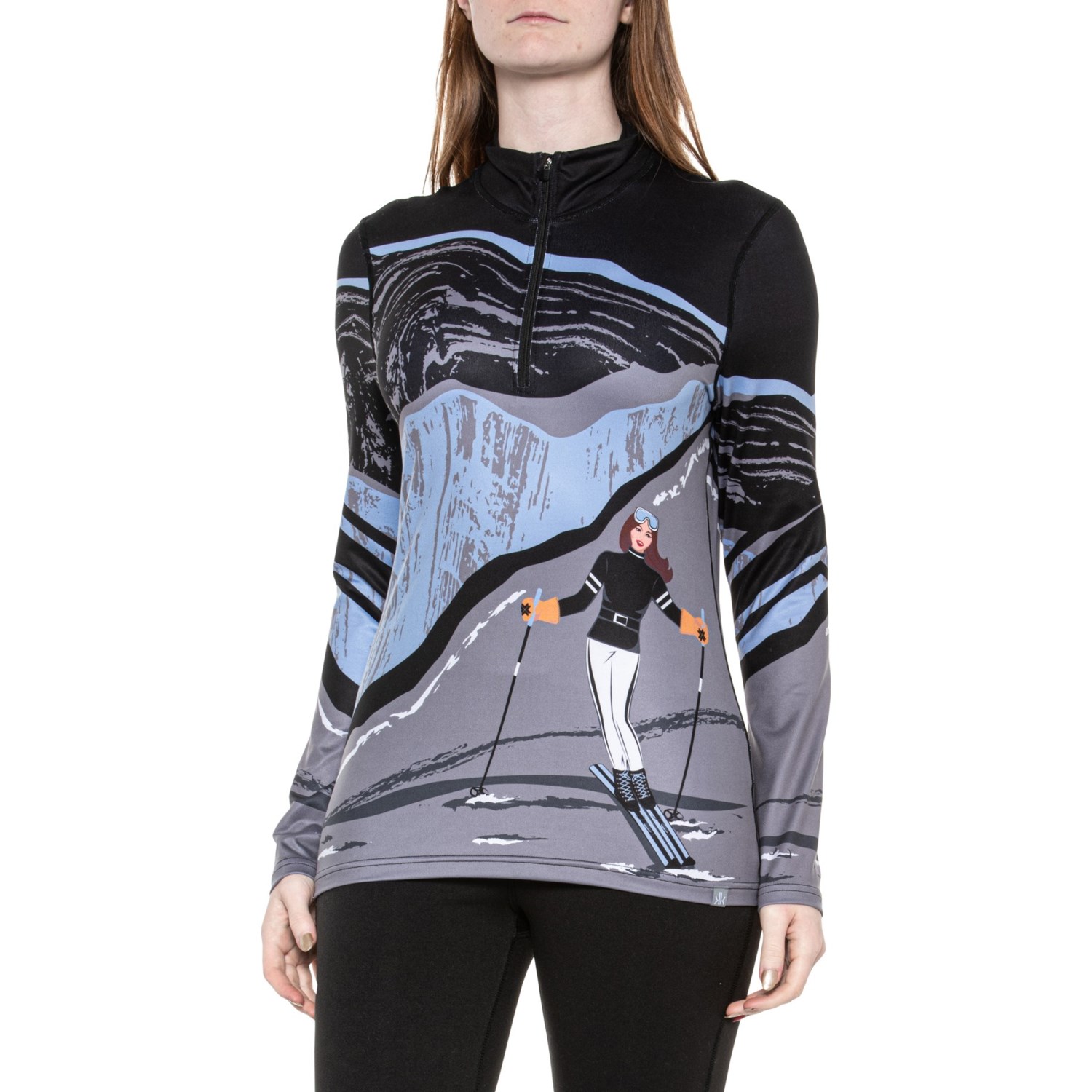 Krimson Klover Elevation Base Layer Top Zip Neck, Long Sleeve Save 59