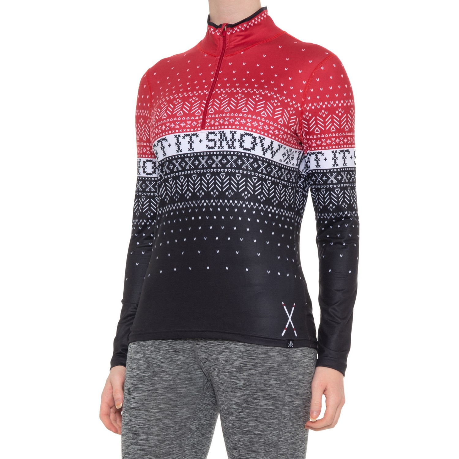 Krimson Klover Let It Snow Base Layer Top (For Women) Save 68