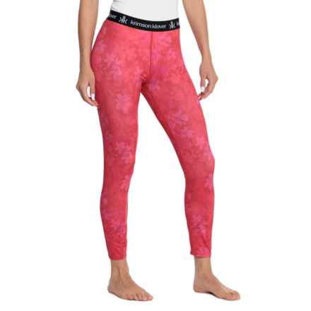 Krimson Klover Pearl Base Layer Leggings in Red