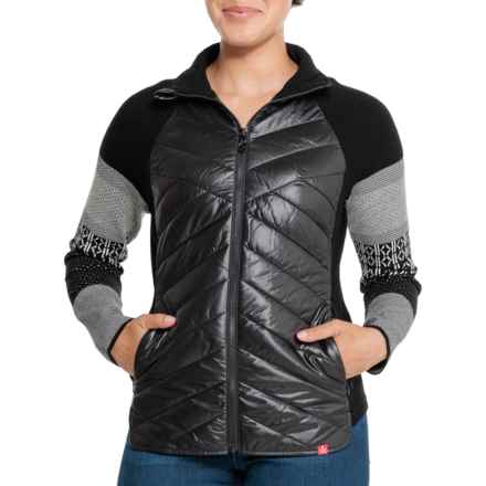 Krimson Klover Switchback Full-Zip Jacket - Insulated in Black Snow