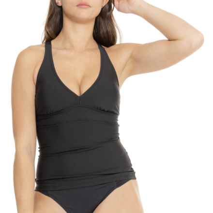 Krimson Klover Tilly Tankini Top - UPF 50+ in Black