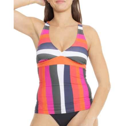 Krimson Klover Tilly Tankini Top - UPF 50+ in Prism Stripe