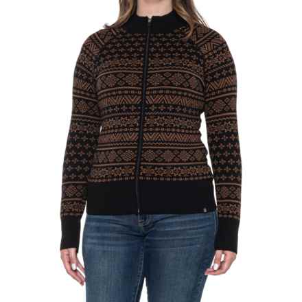 Krimson Klover Yorkshire Sweater - Full Zip in Black/Hazel