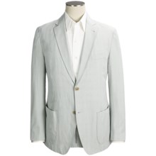Kroon Stretch Cotton Sport Coat - Subtle Plaid (For Men) in Light Blue/Taupe - Closeouts