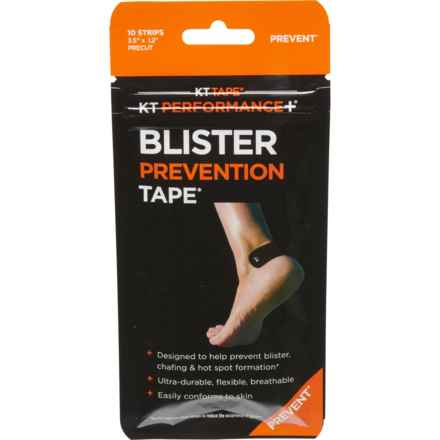 KT Tape Blister Prevention Tape - 10-Count in Black