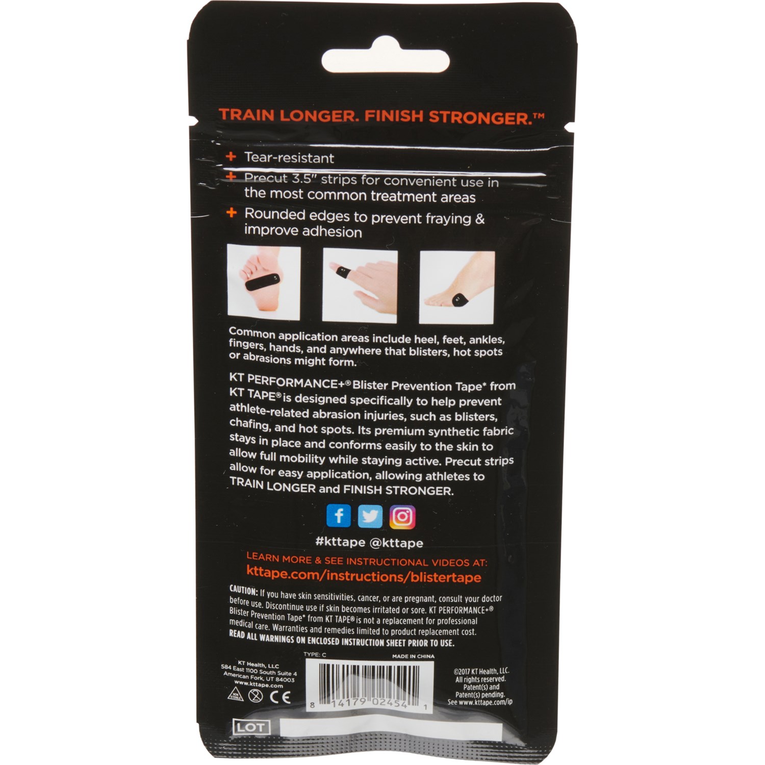 KT Tape Blister Prevention Tape 10Count Save 28