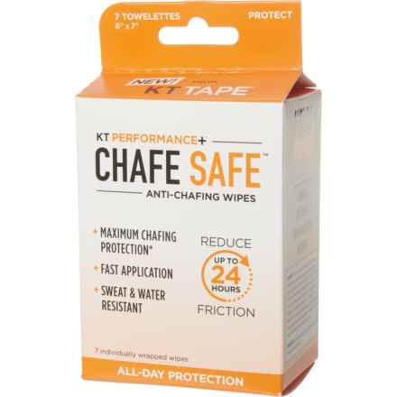 KT Tape Chafe Safe Anti-Chafing Wipes - 7-Pack in White