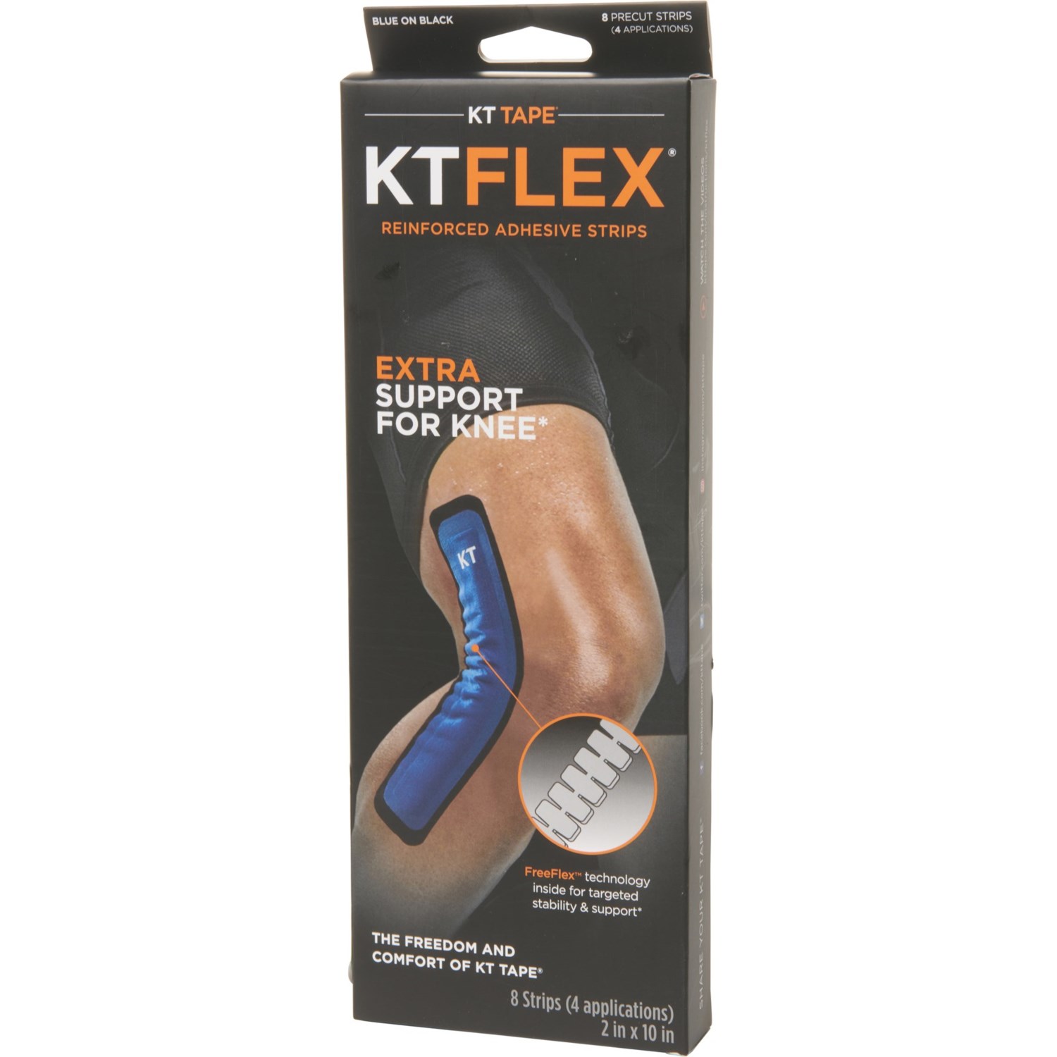 KT Tape KT Flex® Knee Support Strips 4 Applications Save 33