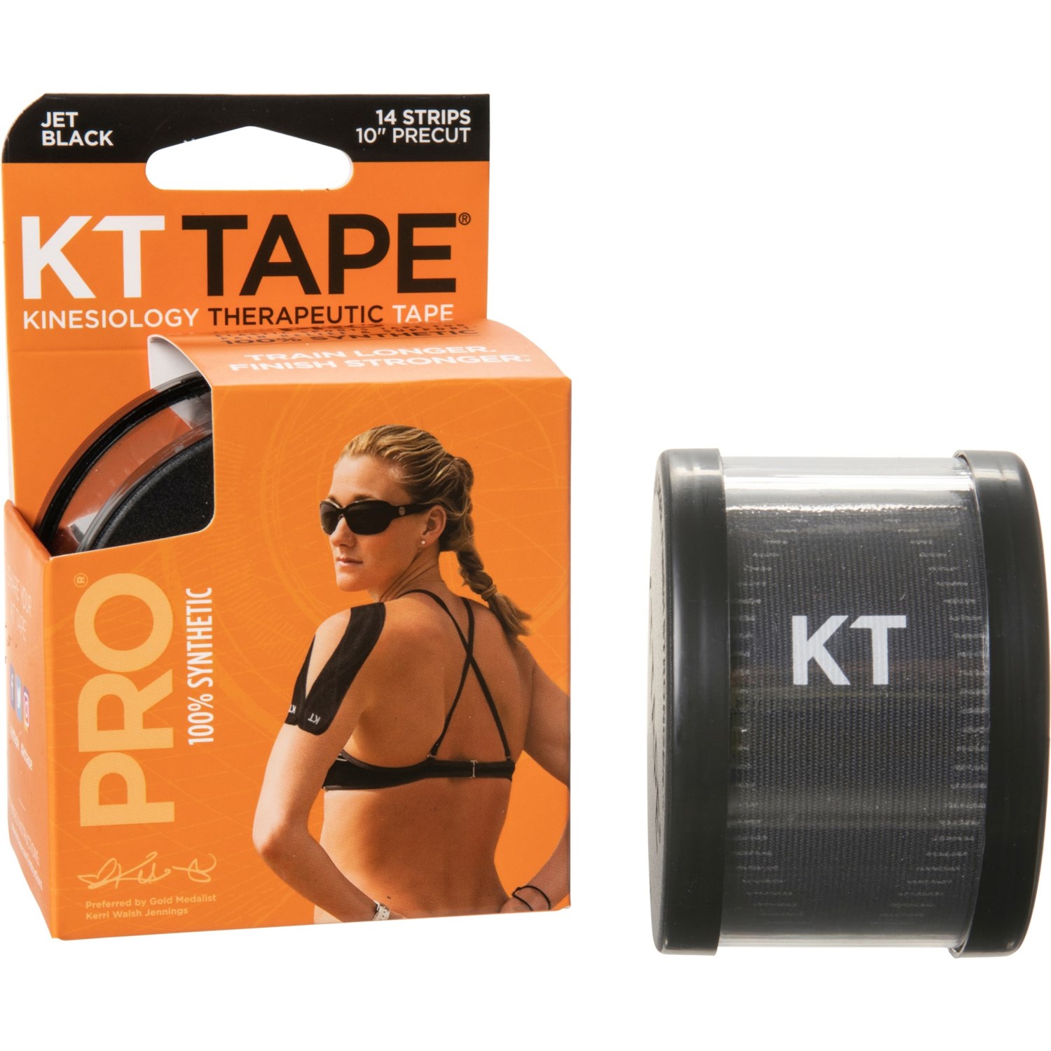 KT Tape Pro PreCut Therapeutic Tape Strips 14Count, 10” Save 46