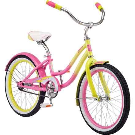 Kulana Lakona Shore Cruiser Bike - 20" (For Kids) in Pink/Yellow