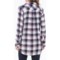 298UC_2 KUT from the Kloth Plaid Shirt - Long Sleeve (For Women)