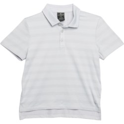 Kyodan Big Boys Classic Printed Golf Polo Shirt - Short Sleeve in Glacier Grey