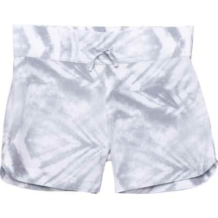 Kyodan Big Girls Back Pocket Shorts in Grey Tie Dye