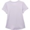1GKNK_2 Kyodan Big Girls Curved Hem Moss Jersey T-Shirt - Short Sleeve
