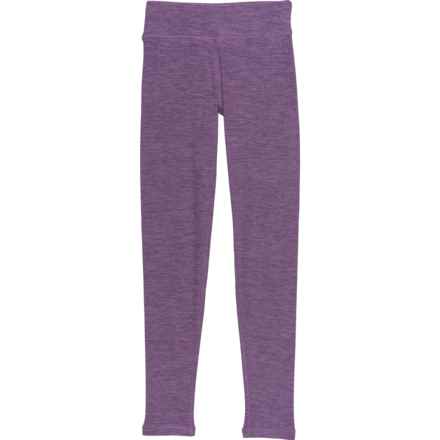 Kyodan Big Girls Moss Jersey Leggings in Jam Heather