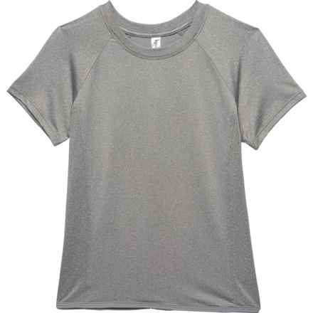 Kyodan Big Girls Sport-Performance T-Shirt - Short Sleeve in Light Grey Heather