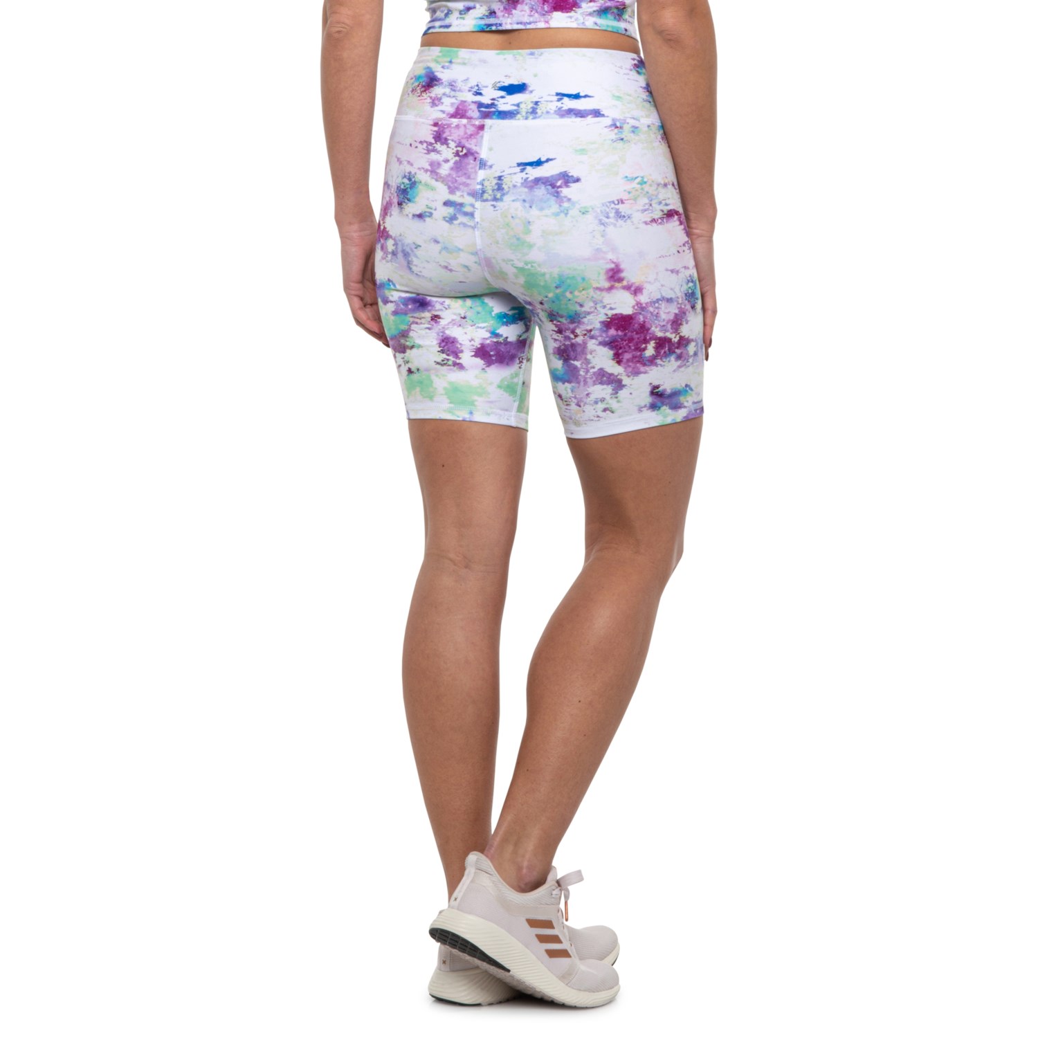 womens printed bike shorts