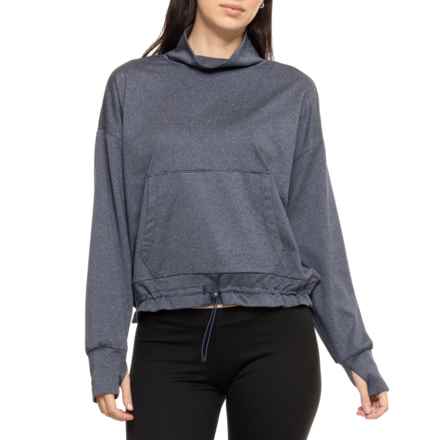 Kyodan Cold Gear Mock Neck Shirt - Long Sleeve in Navy Stripe