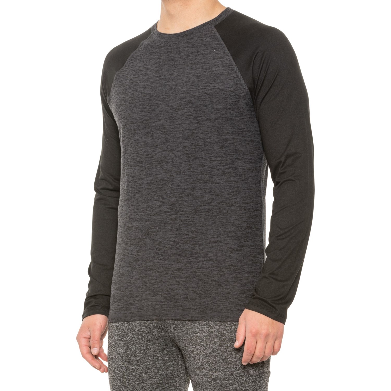 Kyodan ColorBlock Crew Neck Base Layer Top Long Sleeve Save 48