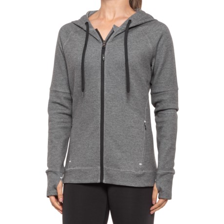 double zipper hoodie women's