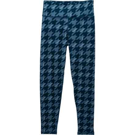 Kyodan Girls Houndstooth Printed Base Layer Leggings in Stormy Weather