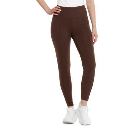 Kyodan High-Waist Interlock Leggings in Chocolate Lab