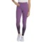 Kyodan High-Waisted Stretch Base Layer Leggings in Mountian View/Sunset Purp