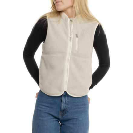 Kyodan Lightweight Fleece Vest - Full Zip in Ivory