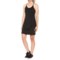 Kyodan Moss Jersey Dress - Built-In Shelf Bra and Liner Shorts in Black