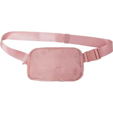 Kyodan Nylon Waist Pack with Plastic Buckle (For Women) in Pink Pastel