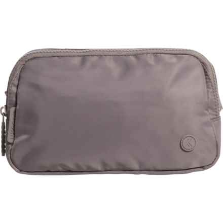 Kyodan Nylon Waist Pack with Plastic Buckle (For Women) in Taupe