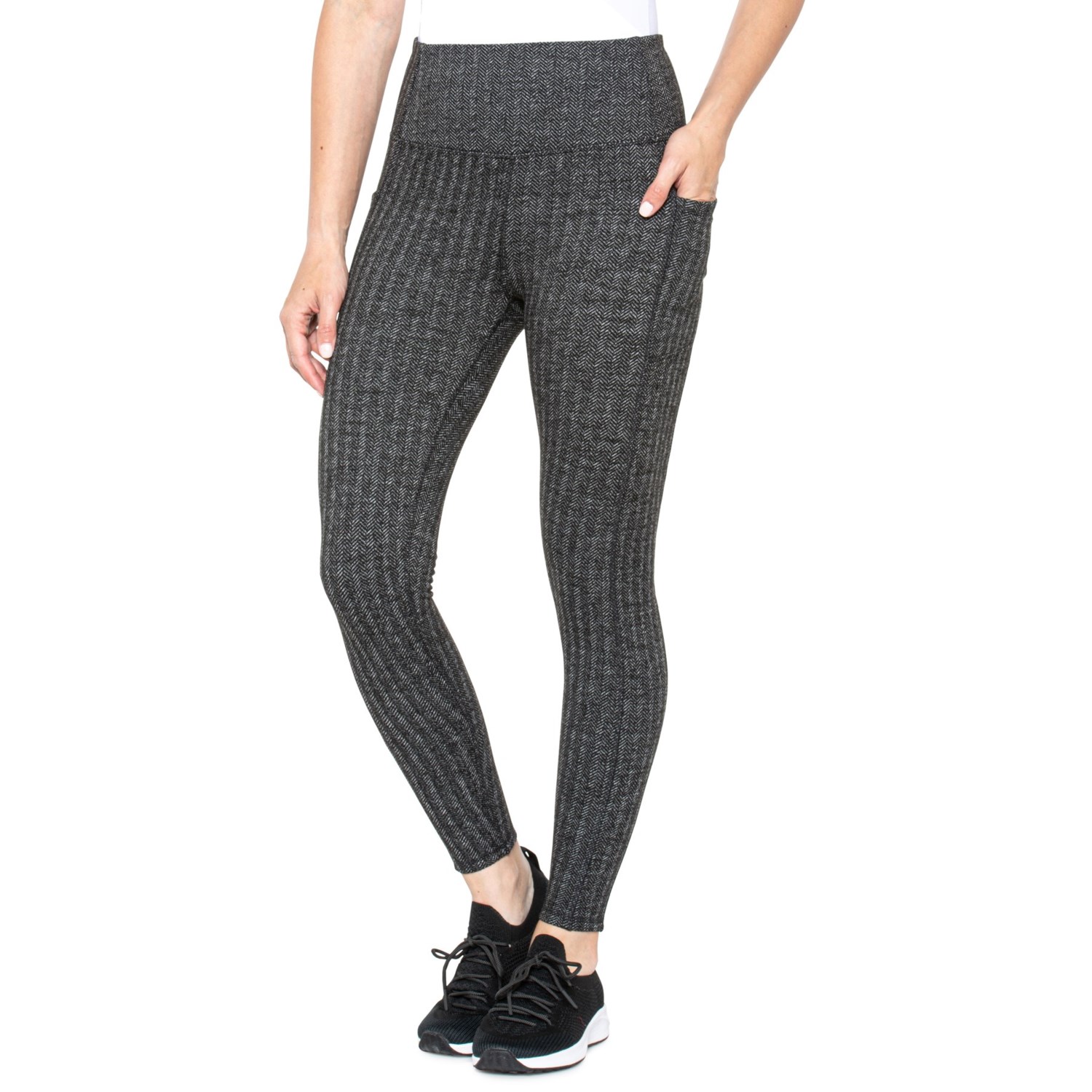 Kyodan Outdoor Herringbone Double Pocket Leggings (For Women) Save 37