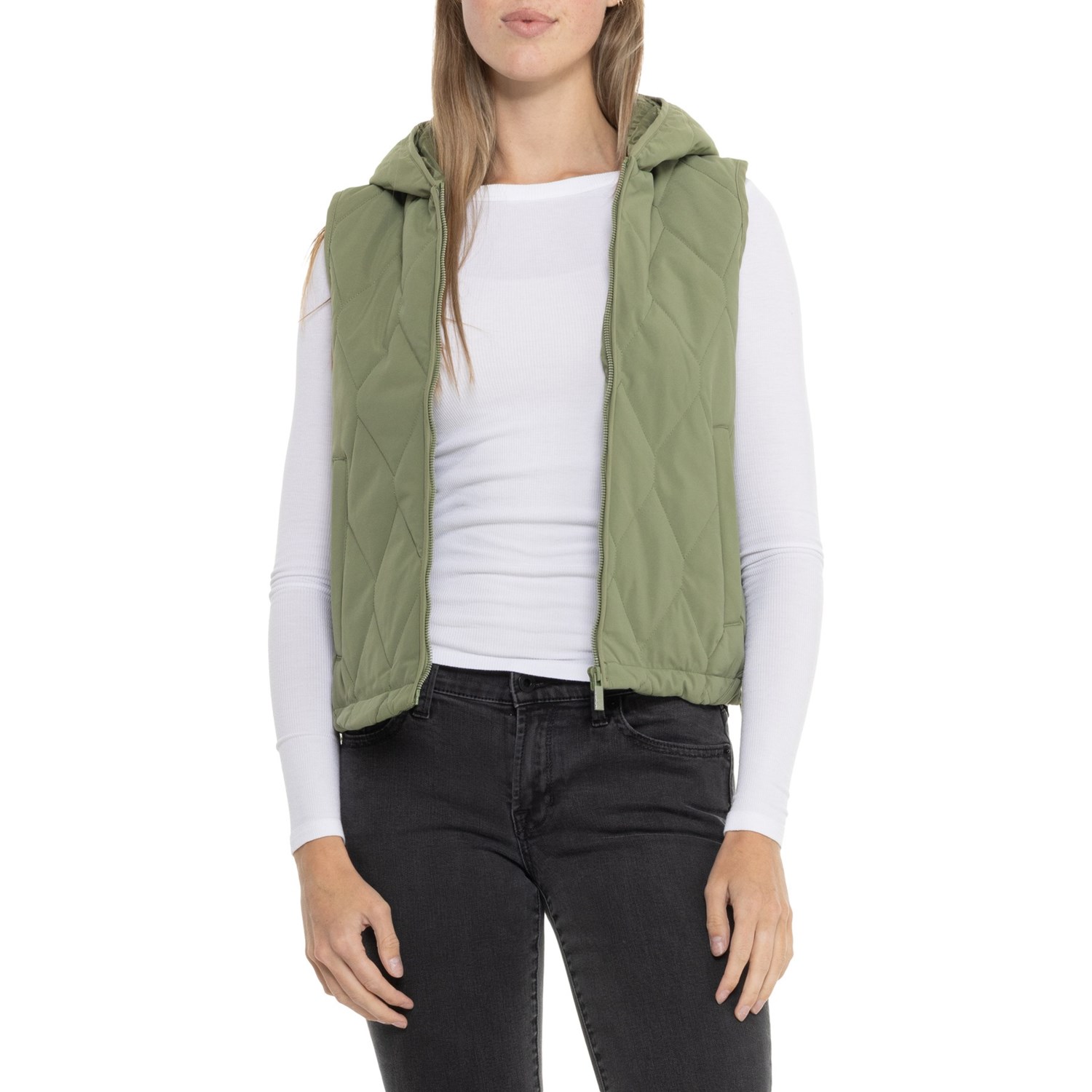 Kyodan Outdoor Hooded Quilted Vest - Save 37%
