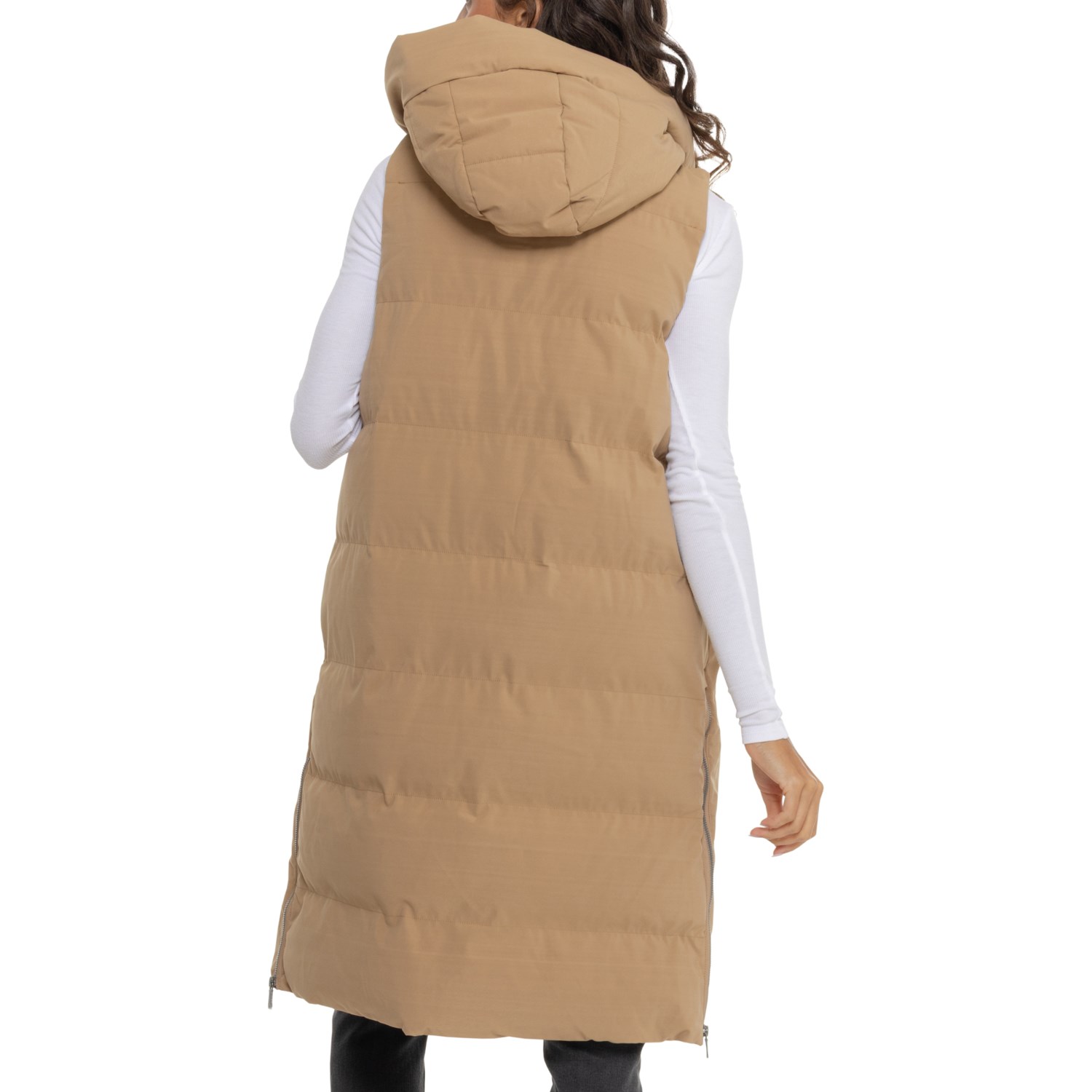 (取寄) キョーダンアウトドア ロング キルテッド フーデット パファー ベスト - インサレーテッド Kyodan Outdoor Long Quilted Hooded Puffer Vest - Insulated  Rich Moka Brown Kyodan Outdoor Long Quilted Hooded Puffer Vest - Insulated - Save 58%