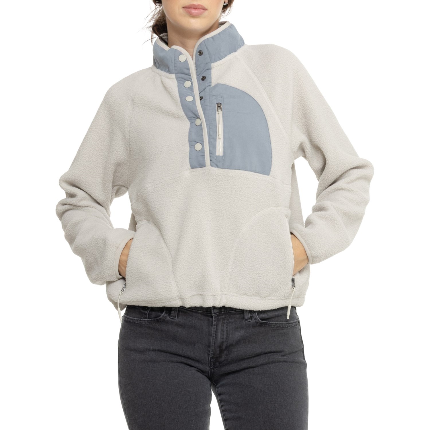 Kyodan Outdoor Pullover Snap-Neck Fleece Jacket - Save 37%