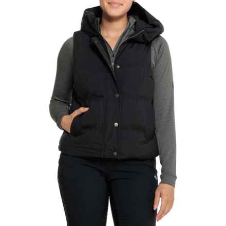 Kyodan Outdoor Quilted Hooded Vest - Insulated in Black