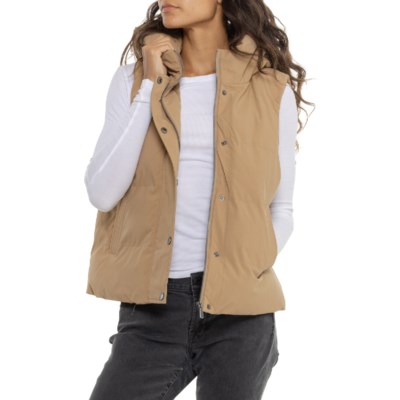 Kyodan Outdoor Short Quilted Hooded Puffer Vest - Insulated - Save 40%