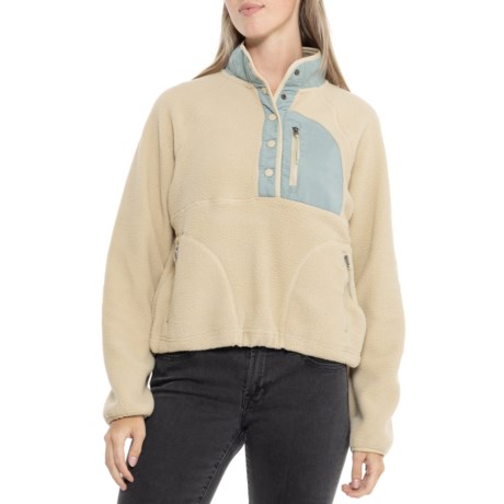 Kyodan Outdoor Snap-Neck Fleece Shirt - Long Sleeve - Save 50%