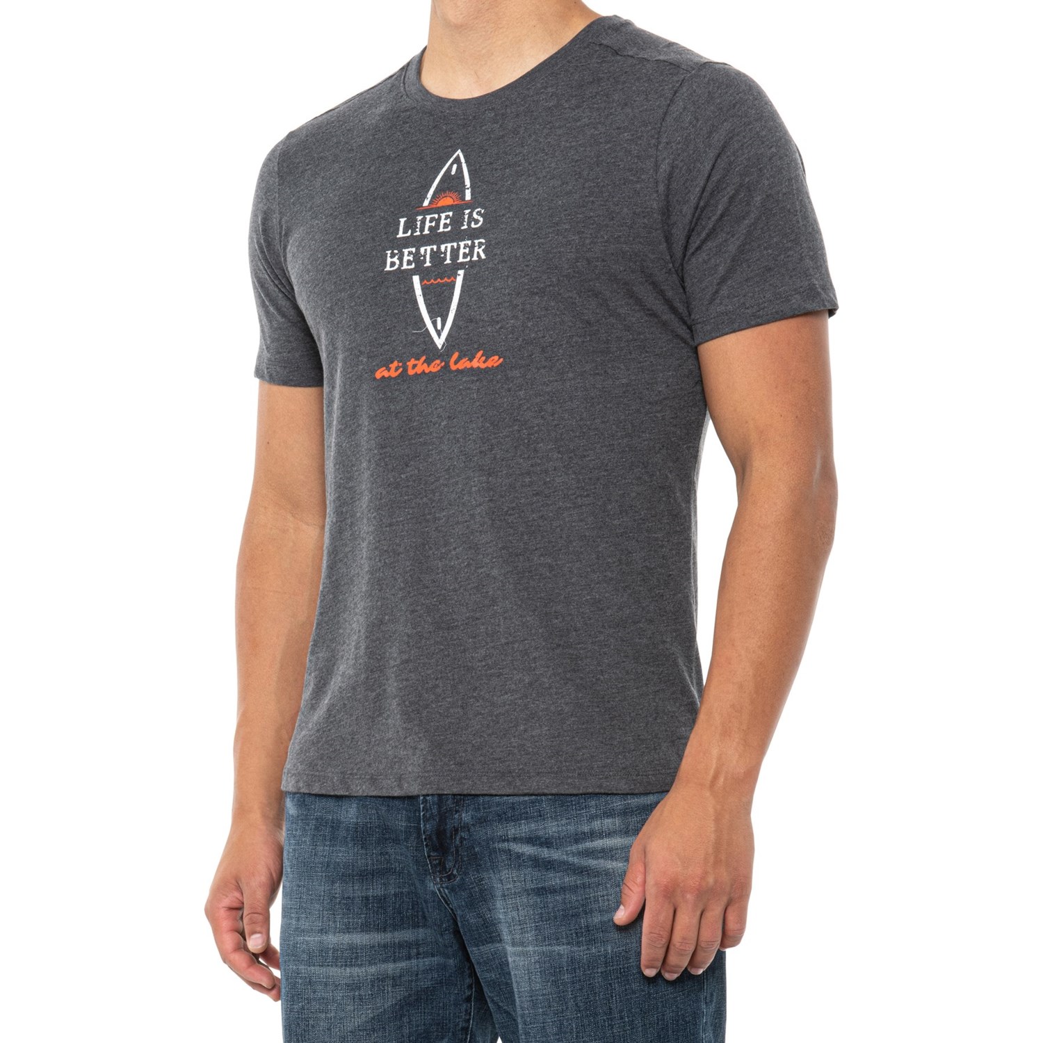 Kyodan Outdoor ‘Life is Better at the Lake’ Graphic TShirt (For Men