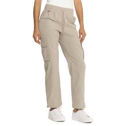 Kyodan Ripstop Stretch-Woven Outdoor Pants in Taupe